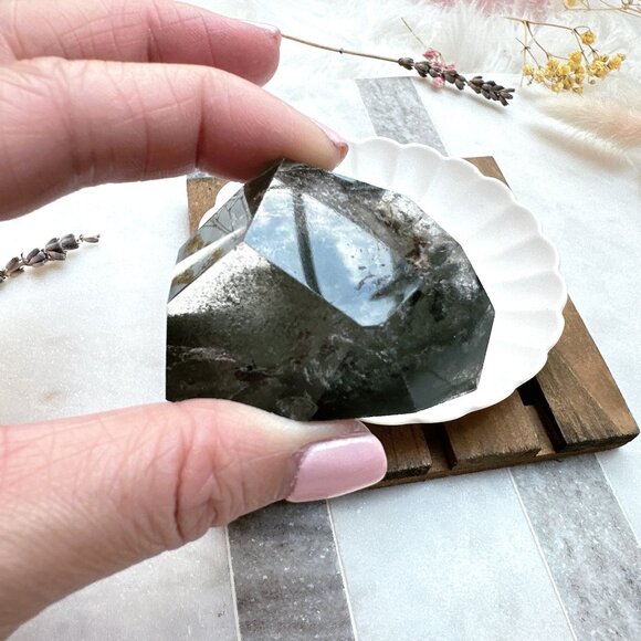 Small Garden Quartz Lodalite Free Form | Garden Quartz Gusher - Picture 5 of 10